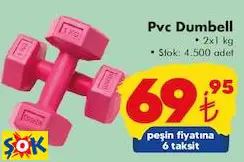 PVC DUMBELL • 2X1 KG PVC DUMBELL • 2X1 KG
